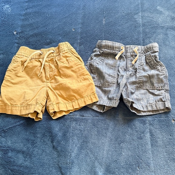 Kids Casual Shorts Set - Khaki and Blue - Picture 1 of 7